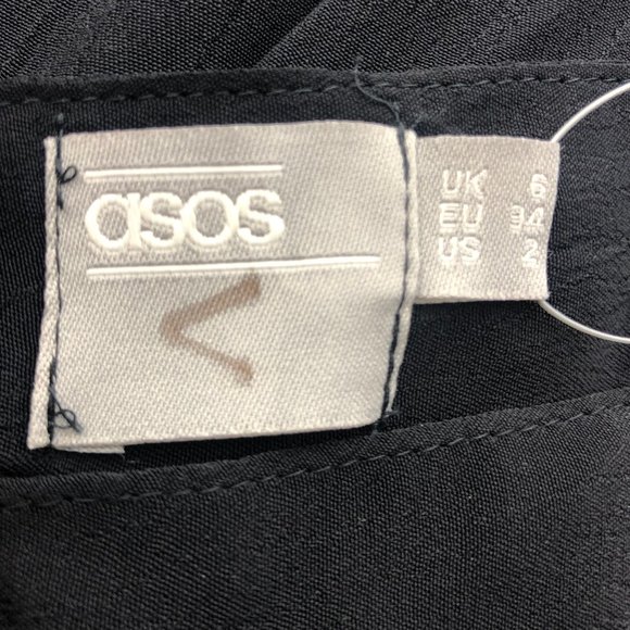 ASOS black lightweight maxi dress 2 NWT - Picture 5 of 6